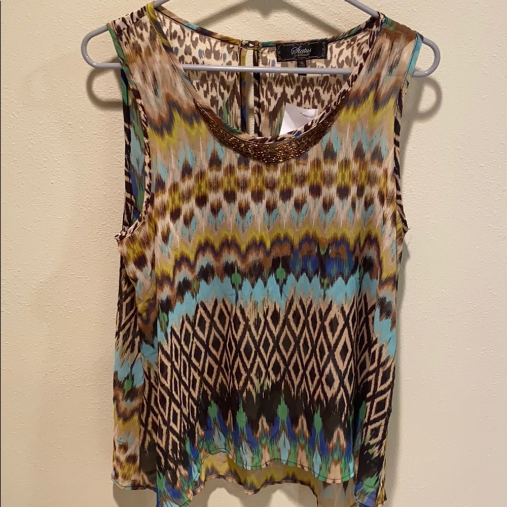 NWT Status by Chenault Women’s Tank Top